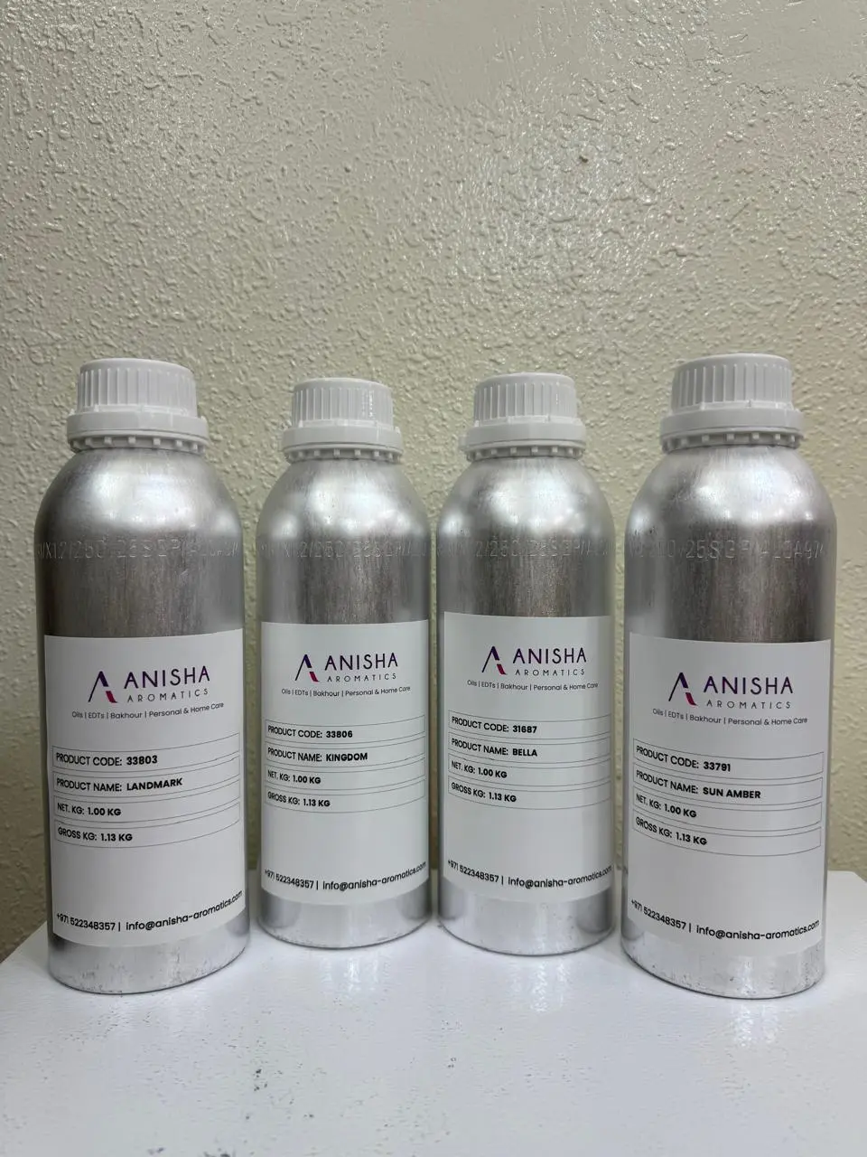 anisha aromatics perfume oil bottles
